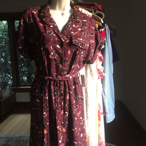 Dress burgundy large ardene - Picture 2 of 5